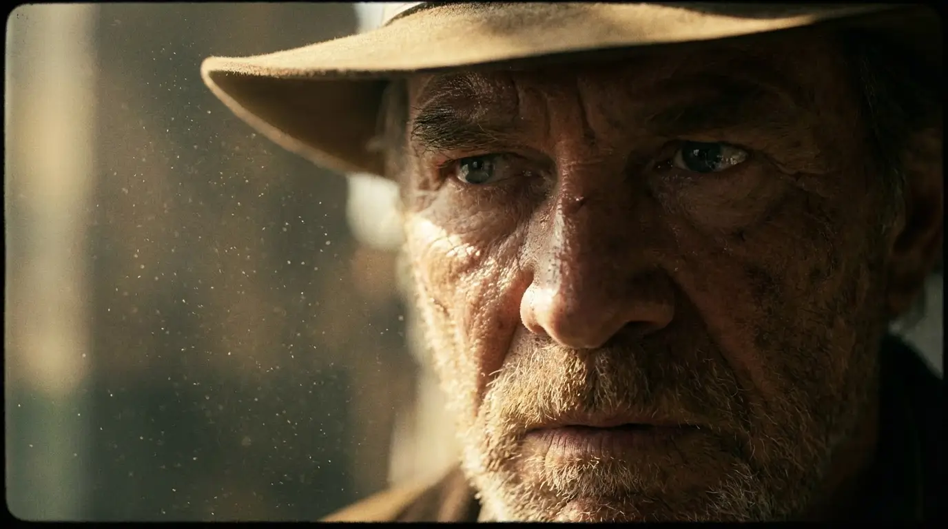 Weathered Close-Up Portrait